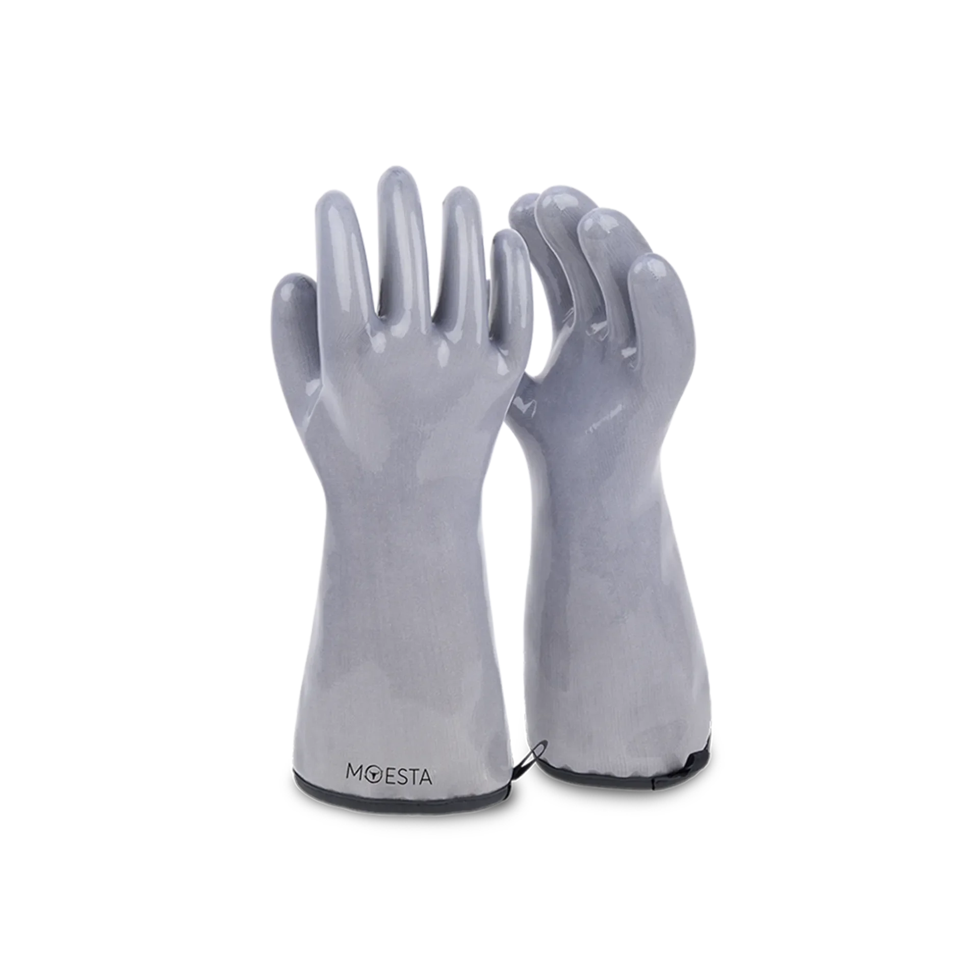 MOESTA HeatPro Gloves - Grillhandschuhe aus Silikon - grau